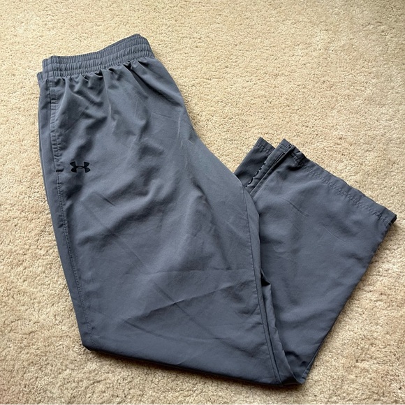 Under Armour HeatGear Men’s Gray Loose Athletic Track Pants - Size XXL - EUC - Picture 1 of 12